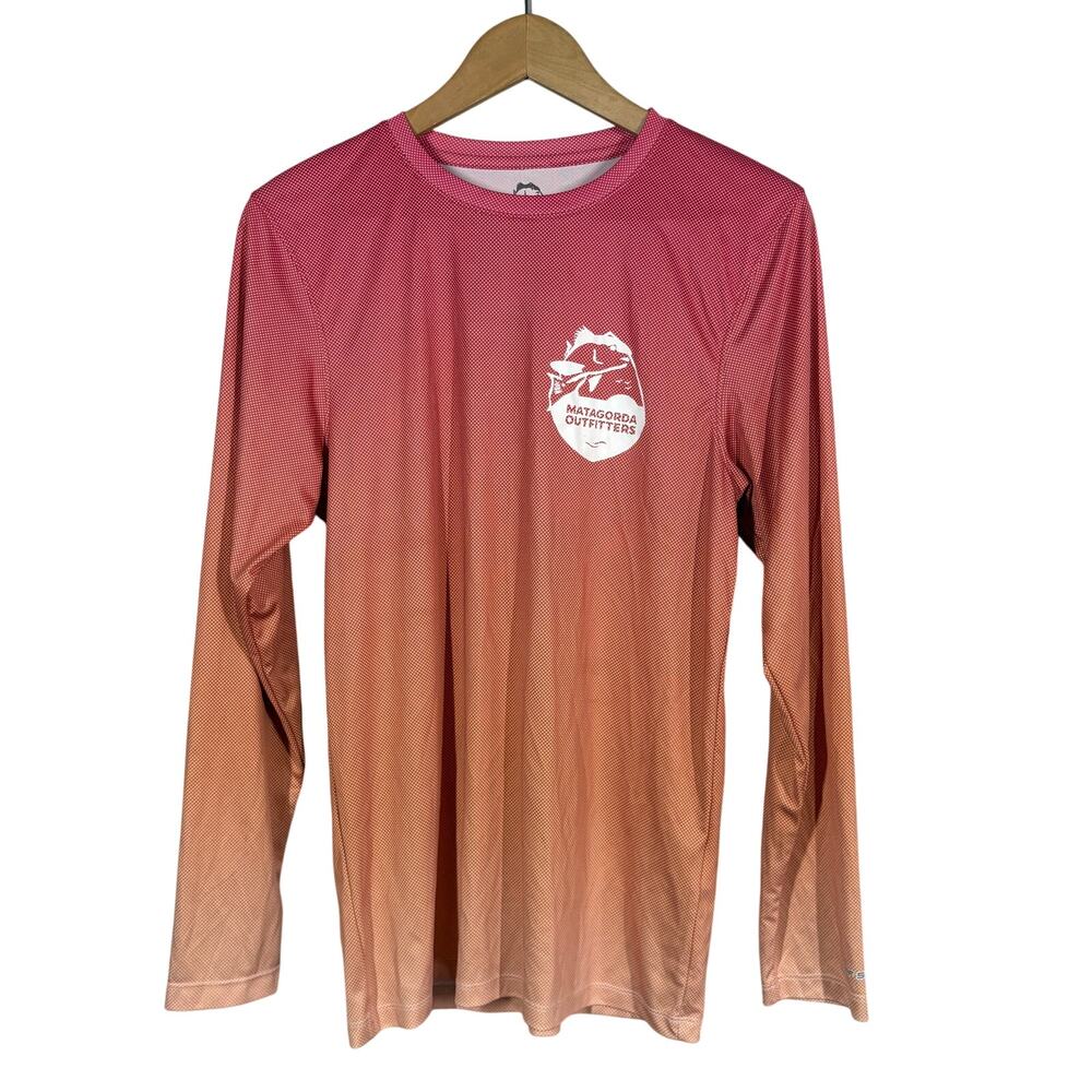 Matagorda Outfitters Long Sleeve Pullover Top Swim Surf Outdoor Coverup - L